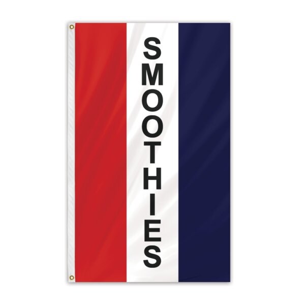 Smoothies Message Flag 3'x5' Vertical Flag